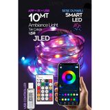 Janva Televizyon Arkası 10 Metre Bluetooth Telefon Kontrollü Şerit Led Sese Duyarlı Kumandalı Pixel Led