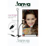 Janva Youtuber Light Stüdyo Işığı Akrobat Selfie Led Masa Lambası Tripod video çekme standı