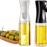 JAOVA Cam Sprey Yağdanlık 220 ml – Mutfak İçin Yağ Spreyi Şişesi, Zeytinyağı Sirke Sosluk, Salata, Izgara, Airfryer ve Yemek Pişirme İçin Yağ Püskürtücü