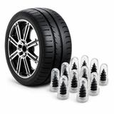 JAOVA Lastik Tamir Çivisi 10'lu Set – 20 x 25 mm Vidalı Tubeless Lastik Tamir Vidası, Otomobil Motosiklet İçin Pratik Lastik Delik Onarım Aparatı