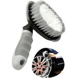 JAOVA Oto Temizlik Fırçası, Çok Amaçlı Araç Detay Temizleme Fırçası, Jant Lastik Koltuk Halı Torpido ve Araç İçi Dış Yüzey Temizliği İçin Ergonomik Saplı Oto Detay Fırçası, 1 Adet
