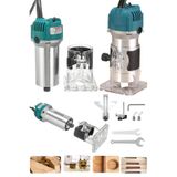 Japan Pro Seri 4500 Watt 6 Kademe Devir Ayarli Formika Traşlama Freze Makinası Pens 6 mm
