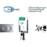 JAPAR Adnoss Gömme Rezervuar(510198) Kumanda Paneli(500148) Ankastre Valf(570255)