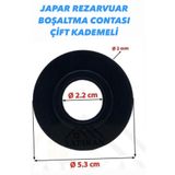 JAPAR GÖMME REZERVUAR İÇ TAKIM REZERVUAR BOŞALTMA CONTASI SİYAH 2 KATMANLI