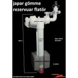 Japar Kale Gömme Rezervuar İç Takım Şamandıra Flatör Yarım Parmak