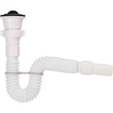 Japar Lavabo ve Evye Sifonu 50 mm Çıkışlı - 0 - Siyah