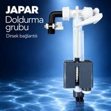 Japar Micro 50470 Gömme Rezervuar Doldurma Grubu Flatör Şamandıra Dirsek Bağlantılı
