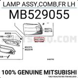 Japon Galant (E3) 1.6:1.8:2.0 88-1992 Sinyal Lambası Sol . (Oem No:Mb529055)