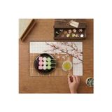 Japon Geleneksel Tatlı - Kiraz Çiçeği Dalı Tasarımı 240 Parça Ahşap Puzzle Ahşap Kutuda MP01821
