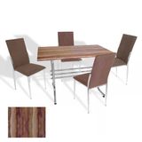 Japon - Gözde Masa Takımı - 70X120 (Werzalit, Wermodin Ve Allzalit Tabla) - (Indiana Wood - Taytüyü Kahve)