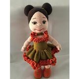 Japon Gülü Bebek Amigurumi Organik Oyuncak