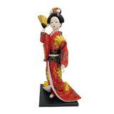 Japon Kimonolu Geyşa Bebek Biblo 30 cm No.15