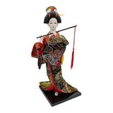 Japon Kimonolu Geyşa Bebek Biblo 30 cm No.22