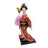 Japon Kimonolu Geyşa Bebek Biblo 30 cm No.23