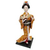 Japon Kimonolu Geyşa Bebek Biblo 30 cm No.8