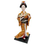 Japon Kimonolu Geyşa Bebek Kabuki Biblo 30 cm No.8