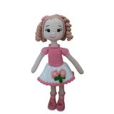 Japon Kiraz Çiçeği Bebek Amigurumi Organik Oyuncak