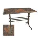 Japon Mutfak Masası 80X120 Cm Esb - (Werzalit, Wermodin Ve Allzalit Tabla) - Metalic Oxid 1