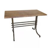 Japon Mutfak Masası 80X140 Cm Esb - (Werzalit, Wermodin Ve Allzalit Tabla) - Rustik Dark