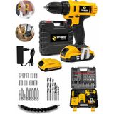 Japon Technology 58V8AH X-Vp Seri Metal Şanzuman Şarjlı Çift Akülü Vidalama 27PRÇ Uç Setli