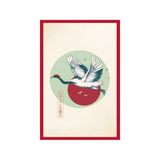 Japon Turnası – Umut ve Yeniden Başlangıç Temalı Dekoratif Hediye Not Kartı | 10x15 cm Kartpostal