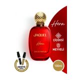 JAQUEL Kadın Parfümü 100ml, Çiçeksi-meyveli, Ahududu, Çilek, Vişne, Böğürtlen, Menekşe, Yasemin Hera