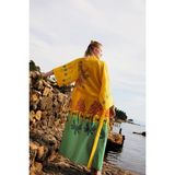 Jaquette x DeFacto Desenli Kimono H1248AX26HS - Standart - Sarı-YL190