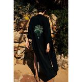 Jaquette x DeFacto Palmiyeli Kimono H1249AX26HS - Standart - Siyah-BK27