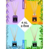 Jardin D'or 4'lü Çubuklu Oda Kokusu Seti Lavanta Mango Tropical Okyanus Avantajlı Paket