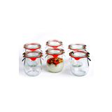 JARLOVEIN Weck 220 ml Lale Kavanoz Set (6 Adet) 762
