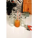 JARLOVEIN Weck 340 ml Silindir Kavanoz Set (6 Adet) 975