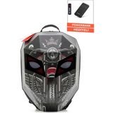 Jarmend Asfalt LED Ekranlı Motosiklet Sırt Çantası - Desen 1