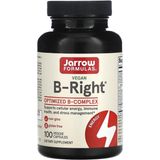 Jarrow Formulas B-Right B Complex Vitamin B1 B2 B3 B5 B6 P-5-P B12 Folate Choline Inositol Biotin P-5-P Niacin Kolin - 11