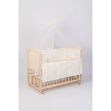 Jasmin Bebe Home Bebek Beşik Uyku Seti 7 Parça Cibinlik ve Aparat Hediyeli - 60 x 120 cm