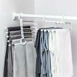 Jasmine Glow® Hareketli Dolap İçi Pantolon Kravat Şal Askı Sistemi Düzenleyici Katmanlı Askılık Organizer