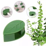 Jasmine Glow®10 Lu Yaprak Tasarımlı Kablo Bitki Sarmaşık Düzenleyici Yapışkanlı Klipsler