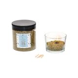 Jasmine Kokulu Yeşil Yaratıcı Inci Tozu Mum (30 Adet Fitil ile BIRLIKTE)-250 gr - standart
