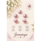 Jasminya 5 Adet Plastik İnci Düğme Bluz Gömlek Yelek Bebek Düğmesi