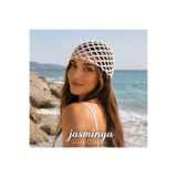 Jasminya El Yapımı Ekru Gold Boncuk Detaylı Örgü Yazlık Bere, Bandana, Bone Toka Plaj Saç Aksesuarı