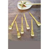 Jasper D-298 Gold Çay Kaşığı Kahve Dondurma Tatlı Pasta Şeker Kaşık Set