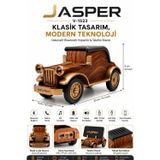 Jasper Jpr-1523 Dekoratif Bluetooth Hoparlör Telefon Standı Retro Klasik Araba Tasarım 3W 1200 Mah
