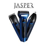 JASPER Jpr-2020 3 Başlıklı Gold Özel Seri Titanyum Pro Saç Sakal Burun Kılı Alma Tıraş Makinesi