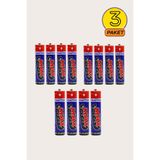 JASPER Max Energy Max-0637 Pvc Ince Pil 12 Adet Kalem Pil Kumanda Pili