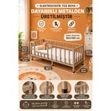 JASPER Montessori Bebek ve Çocuk Karyolası BAZA 90X190 cm VİZON RENK Demonte
