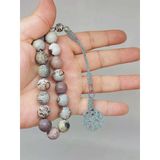 Jasper Taşı Faset Kesim 17'li Efe Tesbih 12mm (9946-EFE)