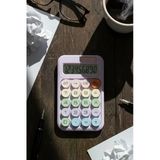 JASPER U4-4353 Hesap Makinesi Pinterest Renkli 10 Haneli Pilli Otomatik