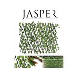 Jasper Yapay Çiçek Geniş Yaprak Akordiyon Çit 120 CM x 3 M
