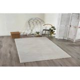 Jassrug Tavşan Tüyü Kürk Halı 80X120 Kül
