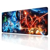 Jasuine Büyük Oyun Mouse Pad XXL, Genişletilmiş Büyük Oyun Mousepad,Masa Aksesuarları,Ofis Malzemeleri,Ofis Dekoru,Kaymaz Kauçuk Taban ve Dikişli Kenarlar Bilgisayar Oyun Ofis Çalışmaları için Masa Pedi, 80