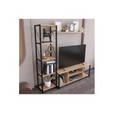 Jattebo 160 Cm Tv Ünitesi Seti Yaşam Ünitesi Seti Metal Meşe